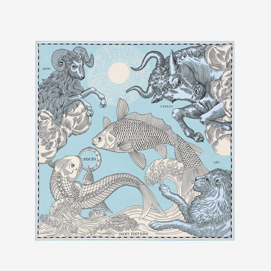 Square 65 - Astro Pisces - Blue