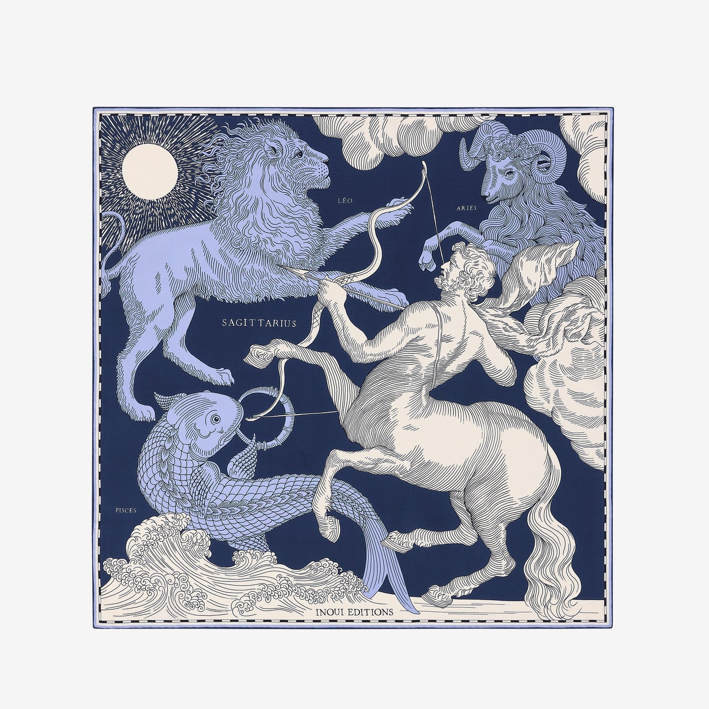 Pañuelo 65 - Astro Sagittarius - Azul