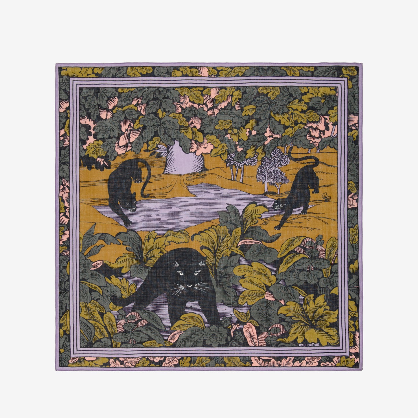 Square 100 - Panthere - Golden Brown