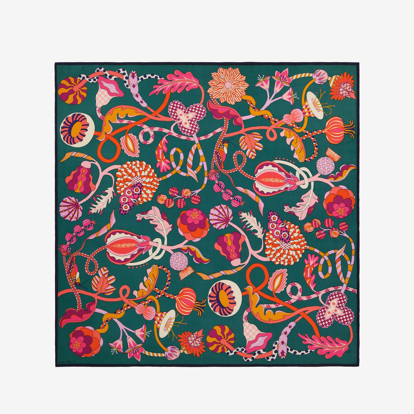 Square 130 - Botanique - Blue