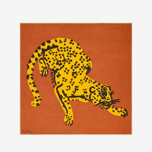 Square 130 - Feline - Brown