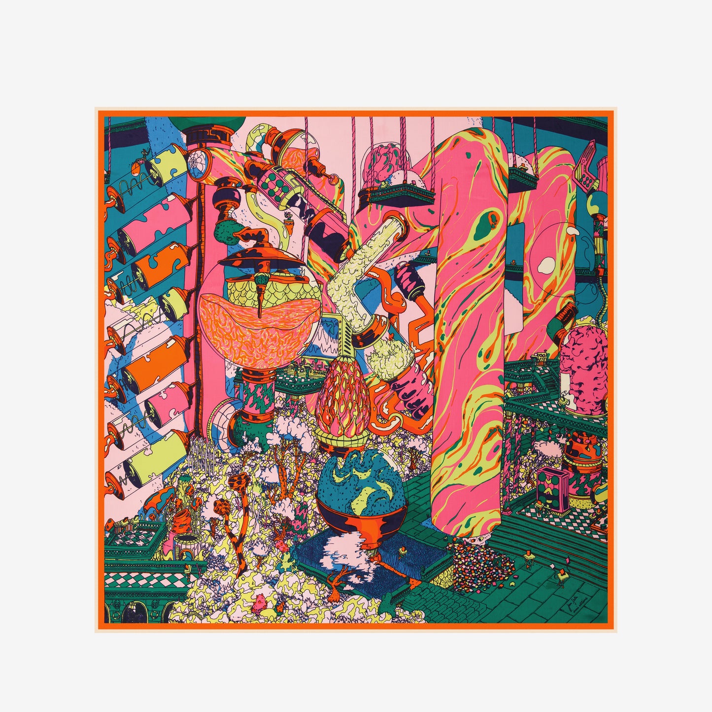 Square 130 - Imprimerie - Multicolor