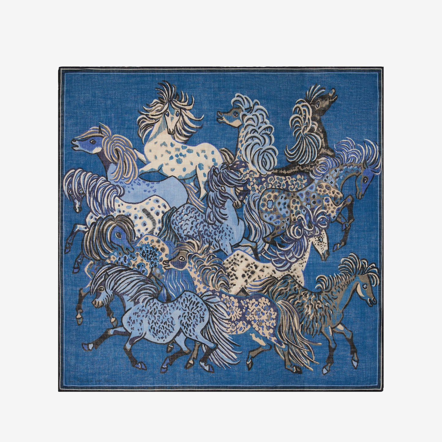 Square 130 - Western - Blue