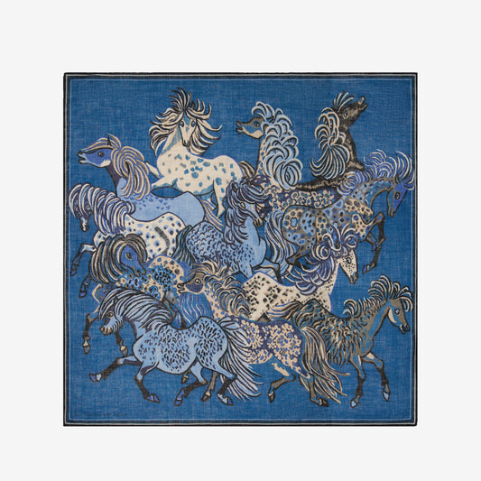Pañuelo 130 - Western - Azul