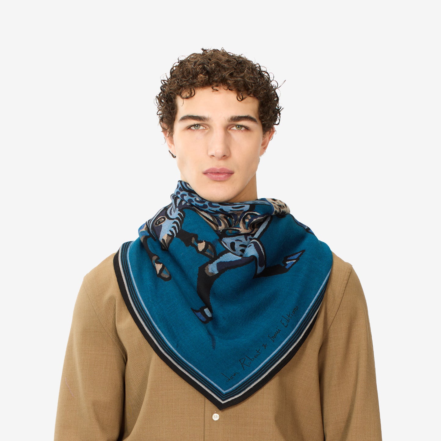 Square 130 - Western - Blue