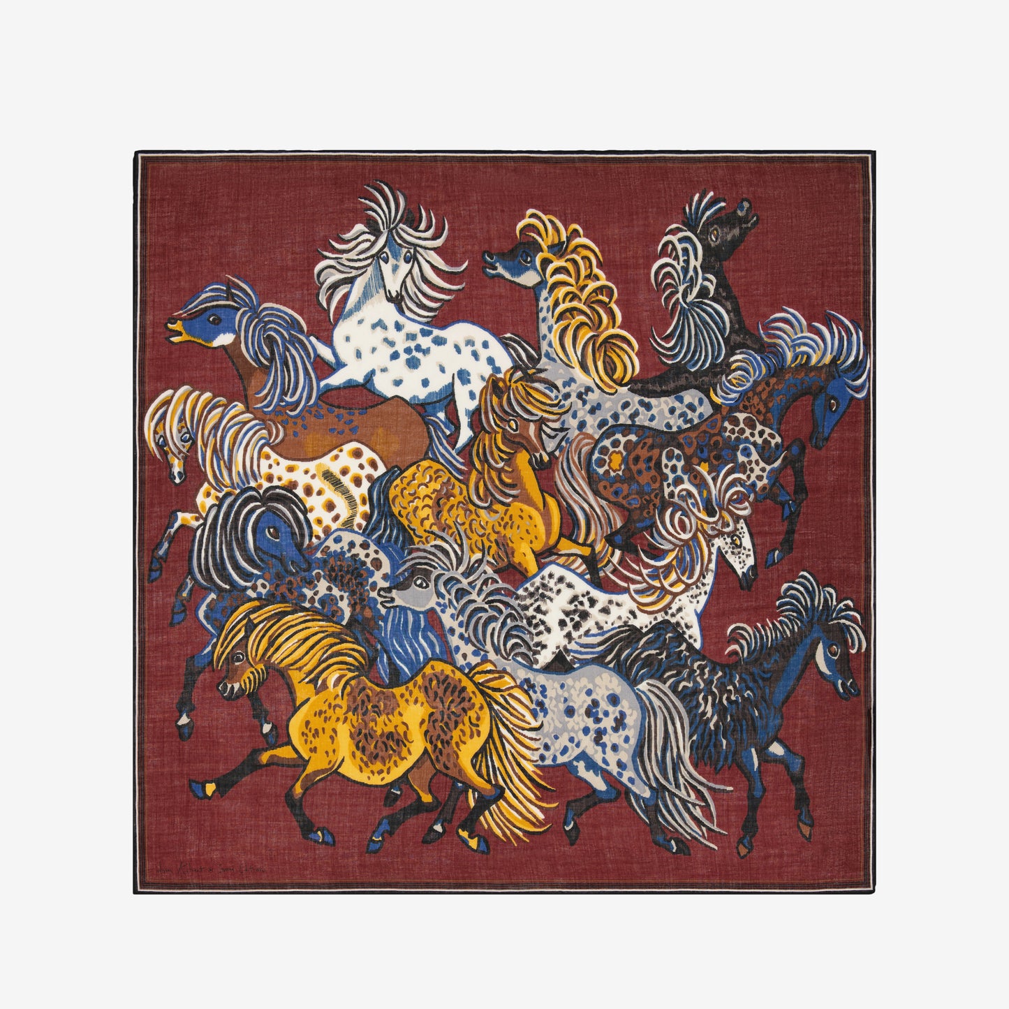 Square 130 - Western - Red