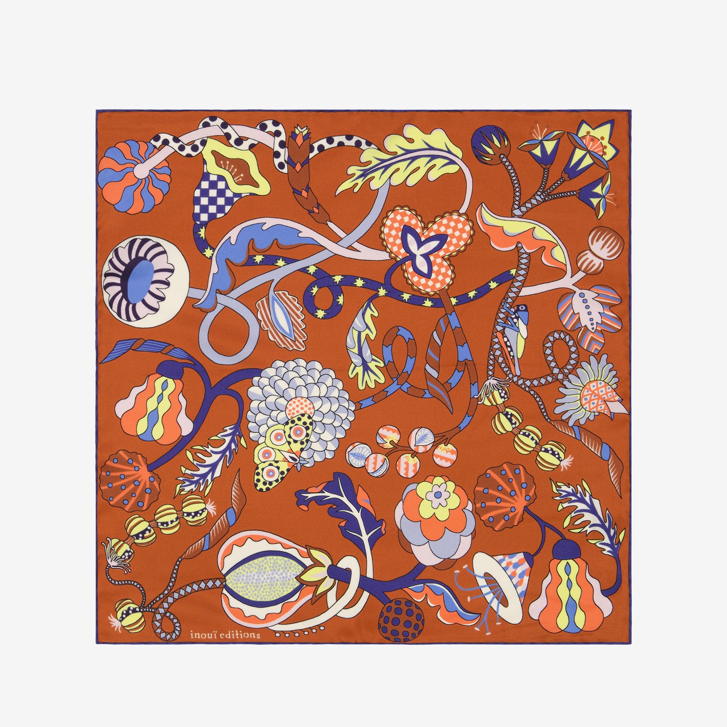 Foulard quadrato 45 - Botanique - Scoiattolo