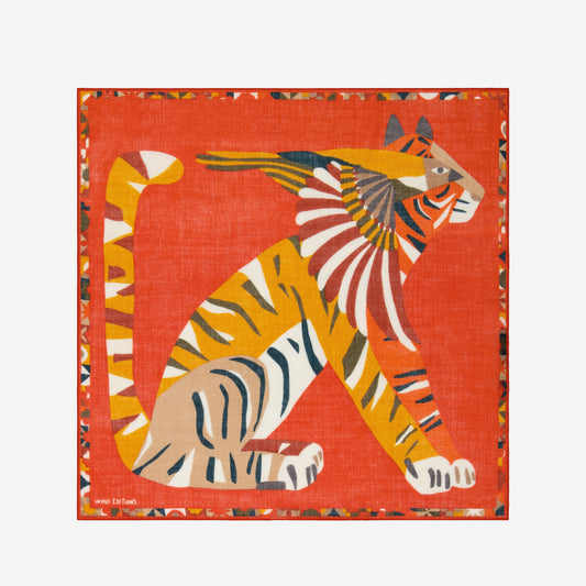 Square 70 - Jean Lou - Red