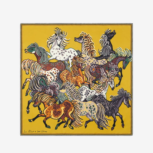 Square 70 - Western - Golden Brown