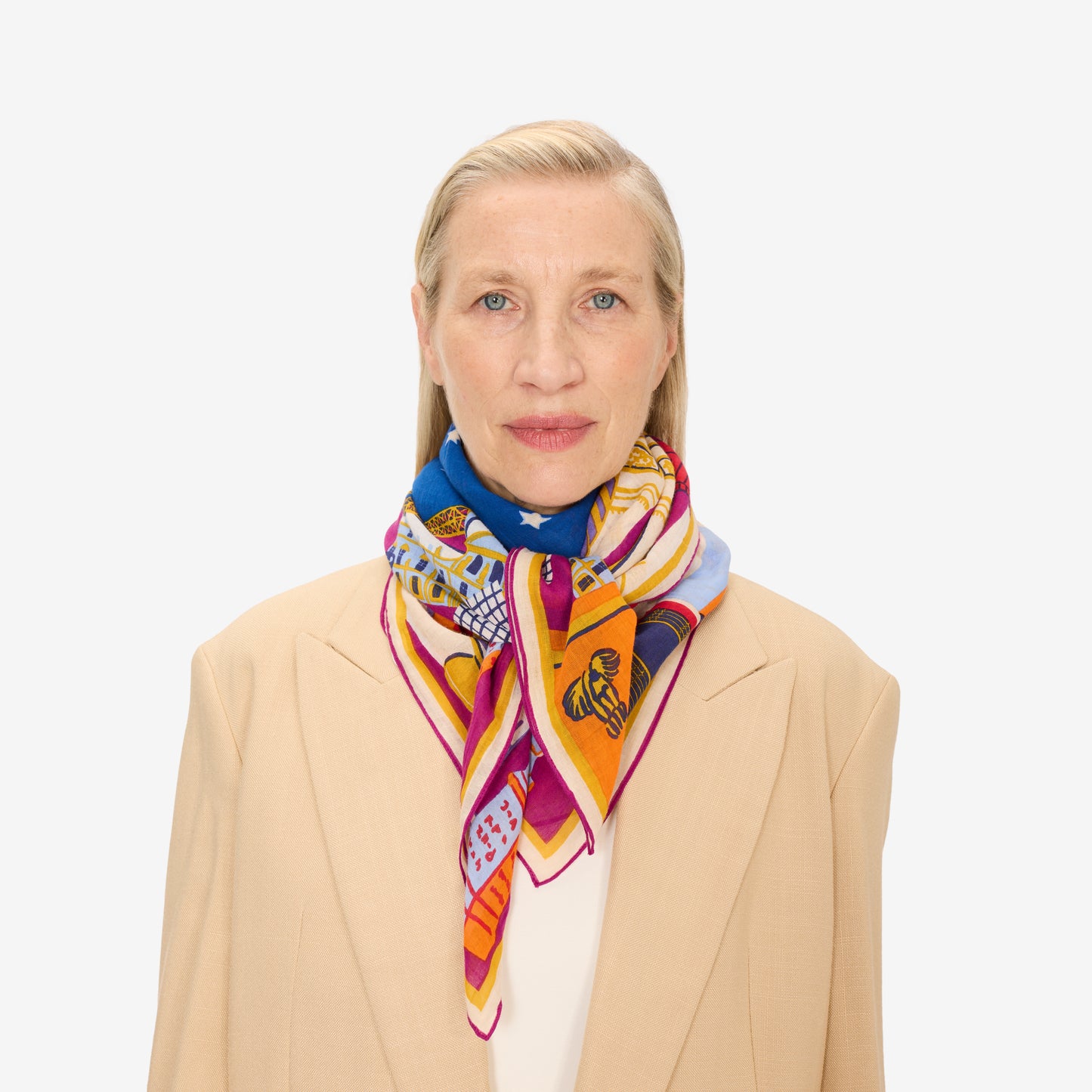 Foulard quadrato 100 - J'Aime Paris - Notte