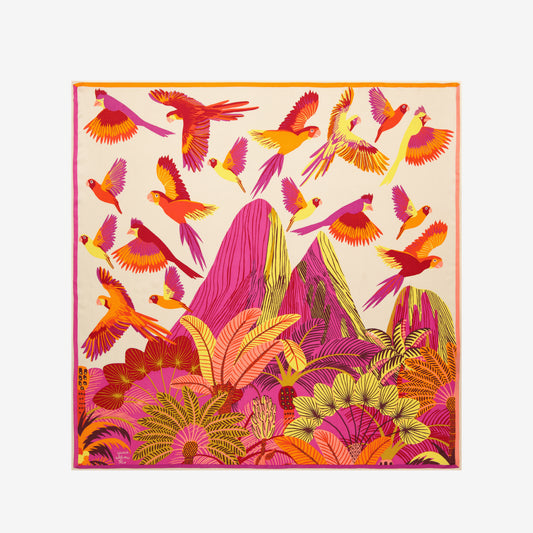 Quadratisches 100 - Rio - Pink