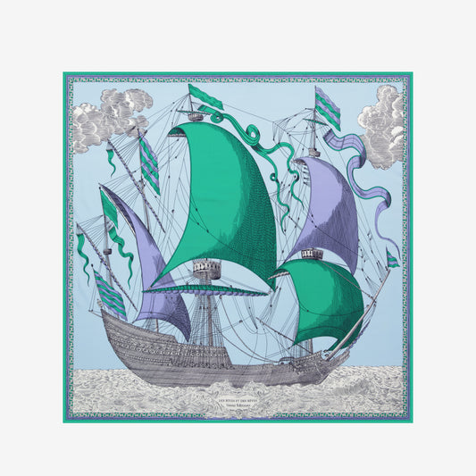 Pañuelo 130 - Des Rives Et Des Reves - Verde