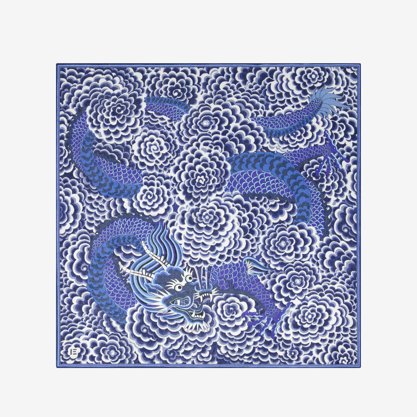 Square 130 - Dragon - Blue