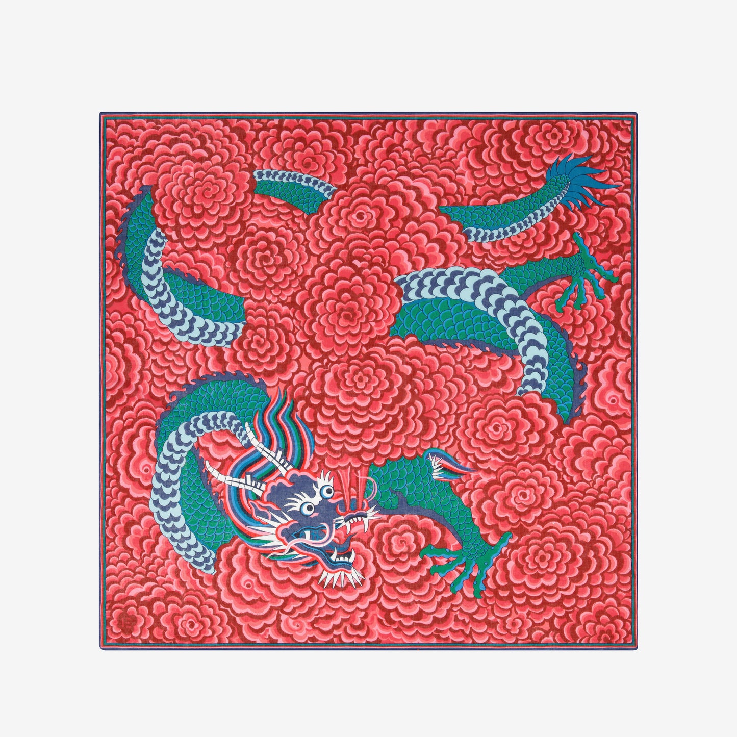 Square 130 - Dragon - Fuchsia