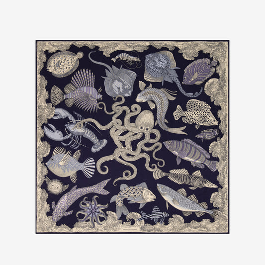 Pañuelo 130 - Poseidon - Azul