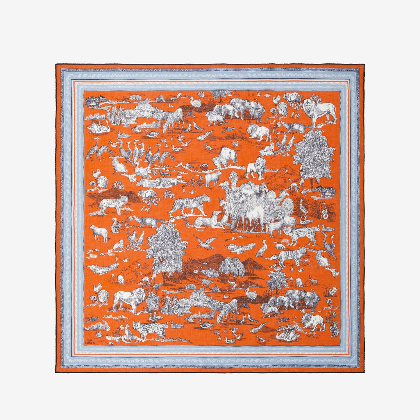 Quadratisches 130 - Reverie - Orange