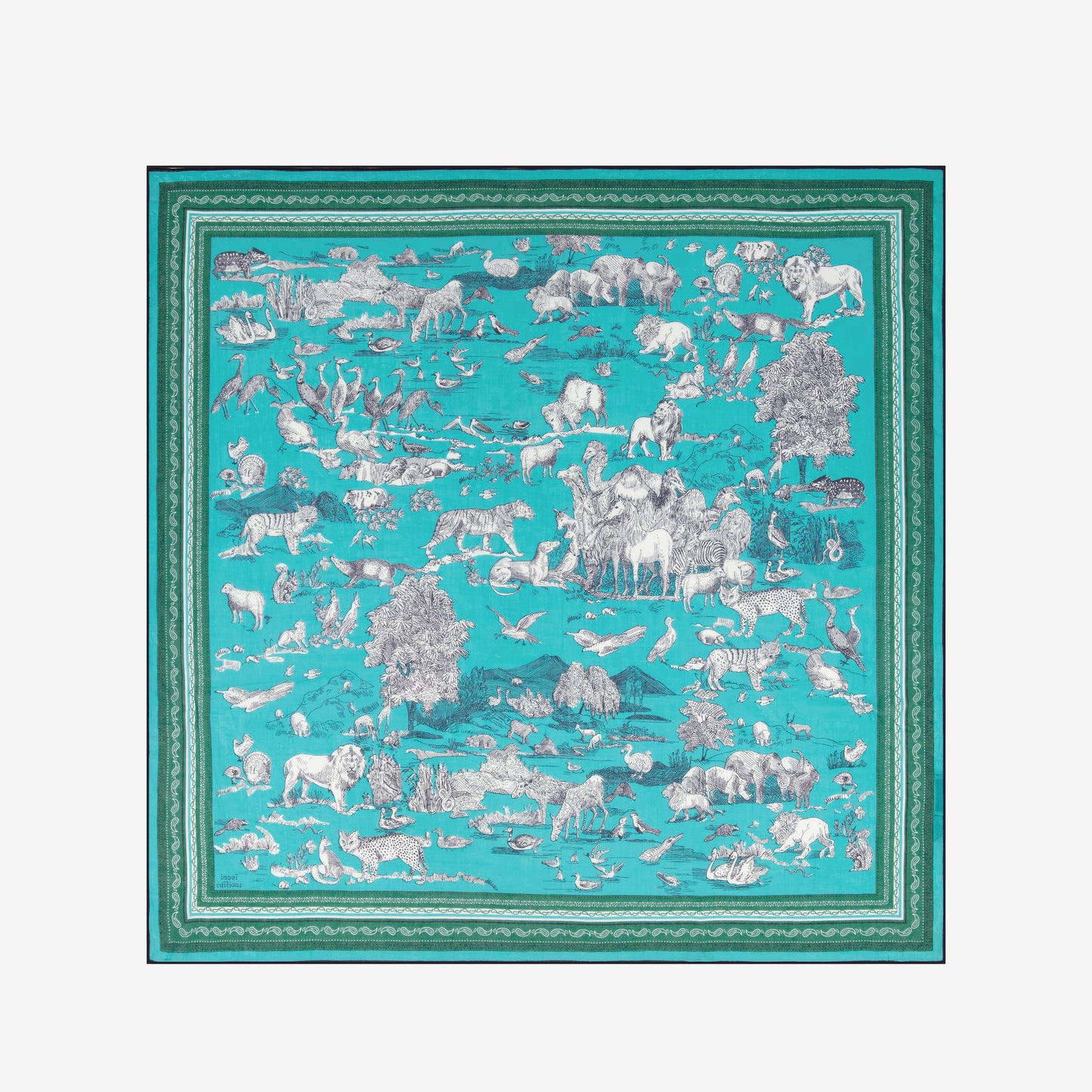 Square 130 - Reverie - Turquoise