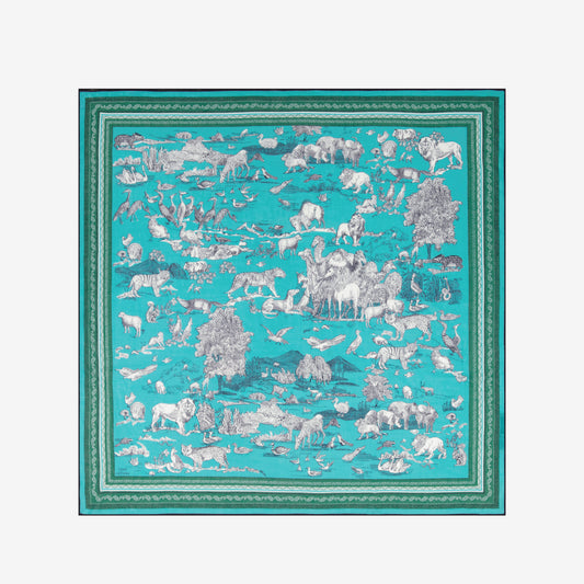Square 130 - Reverie - Turquoise