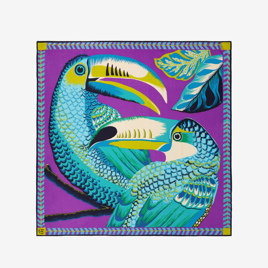 Pañuelo 130 - Toucan - Morado