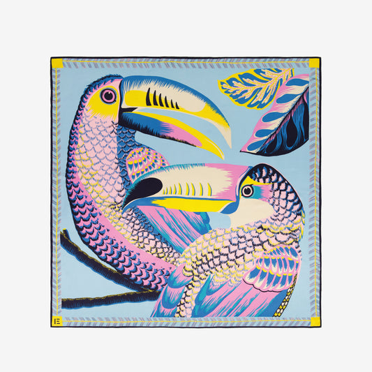 Pañuelo 130 - Toucan - Pastel