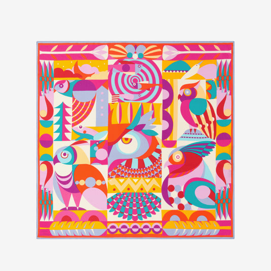 Square 65 - Cleo - Fuchsia