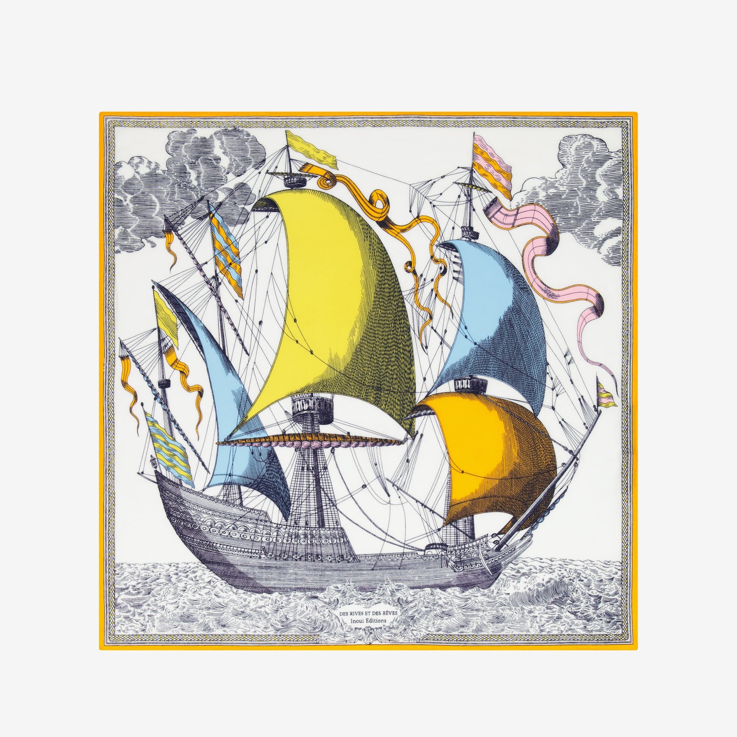 Quadratisches 65 - Des Rives Et Des Reves - Bunt