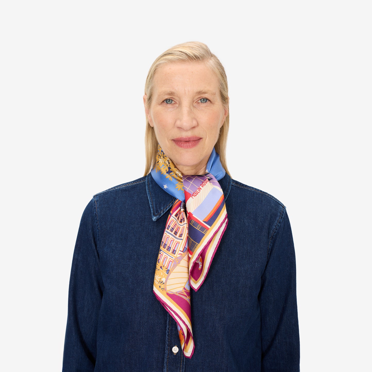 Foulard quadrato 70 - J'Aime Paris - Notte
