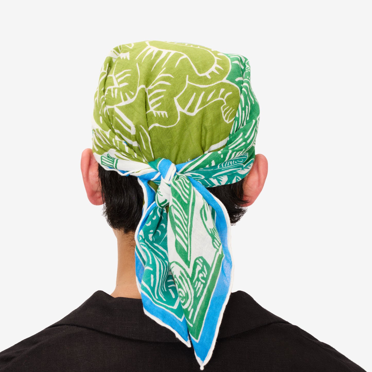 Foulard quadrato 65 - Jungle - Smeraldo