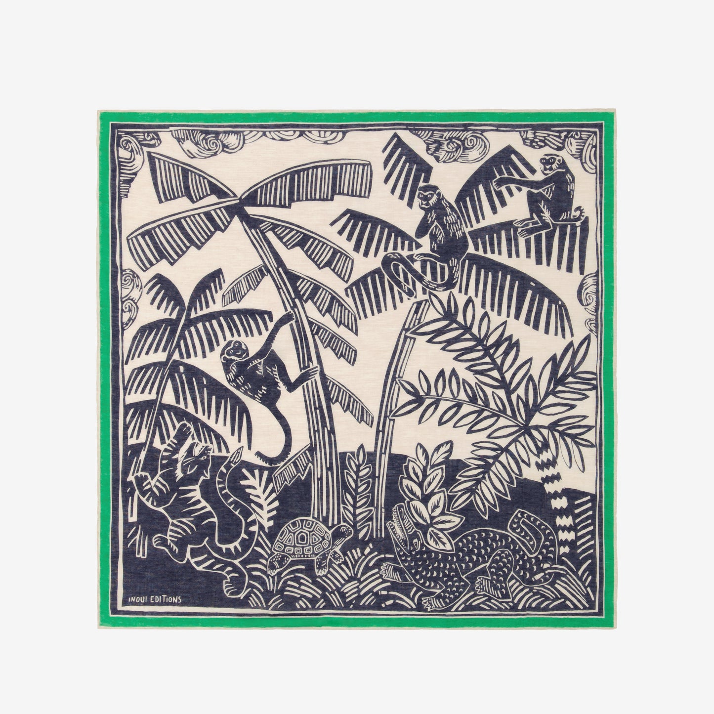 Foulard quadrato 65 - Jungle - Notte