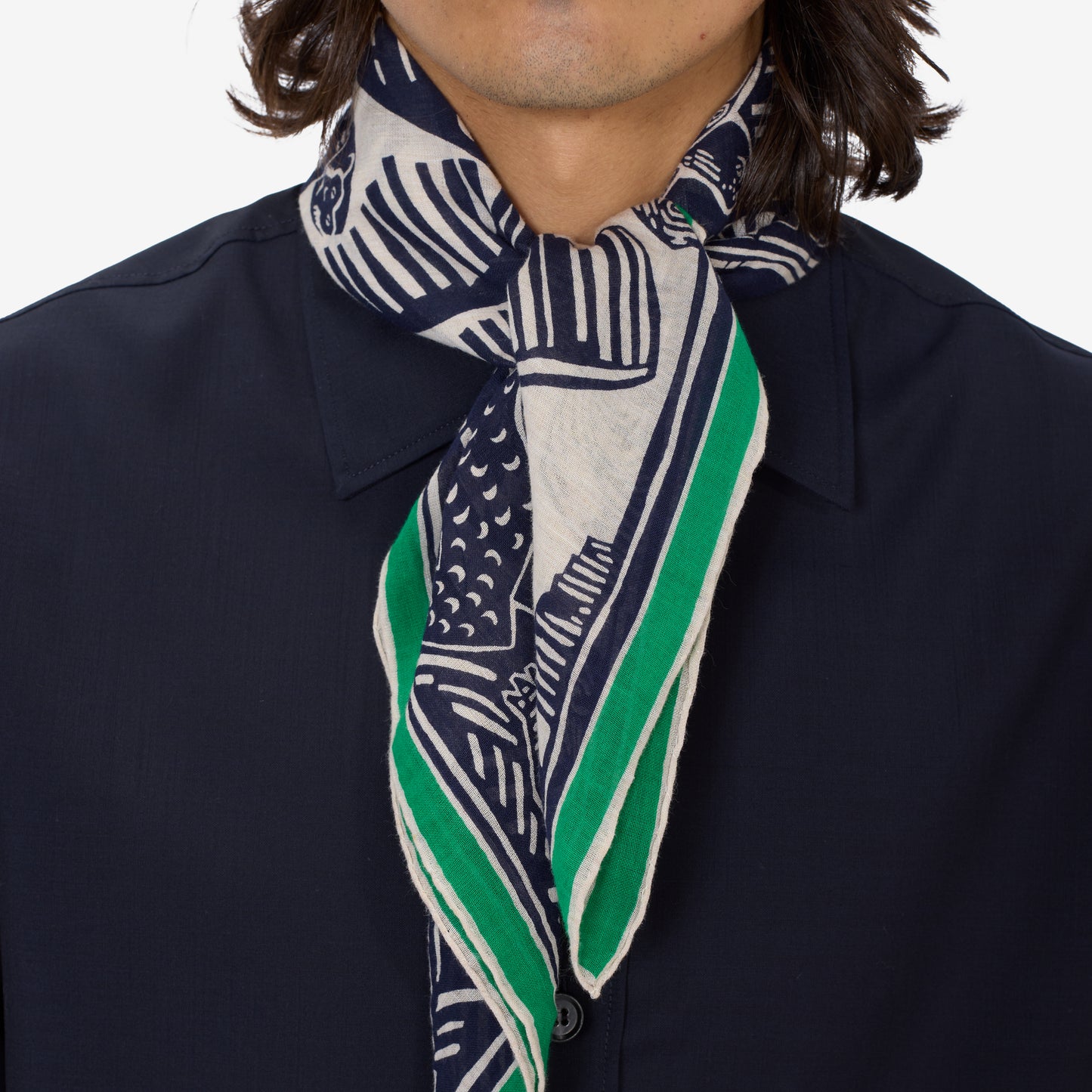 Foulard quadrato 65 - Jungle - Notte