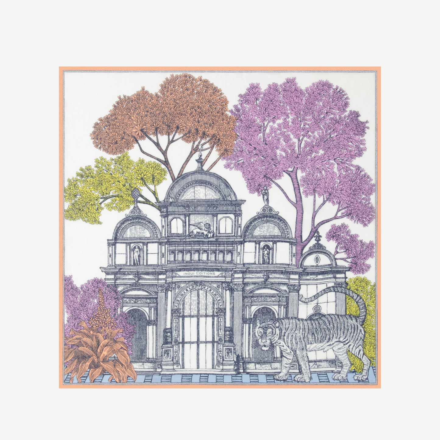 Foulard quadrato 70 - Mirage - Multicore