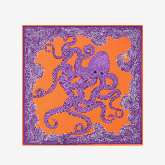 Quadratisches 65 - Poseidon - Lila