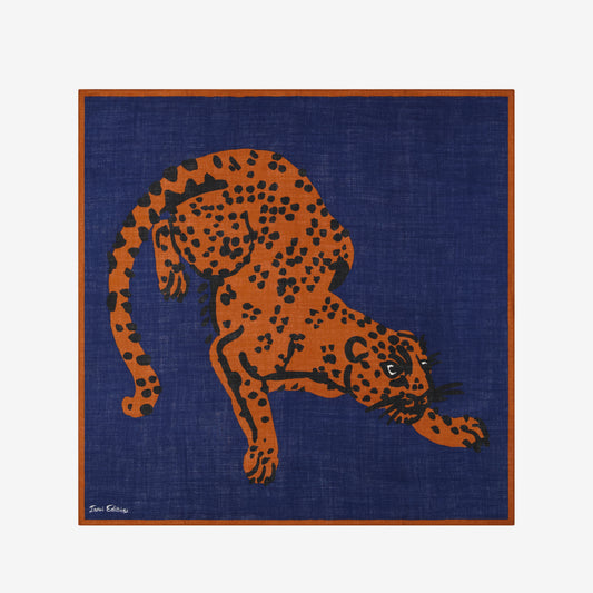 Pañuelo 100 - Feline - Azul