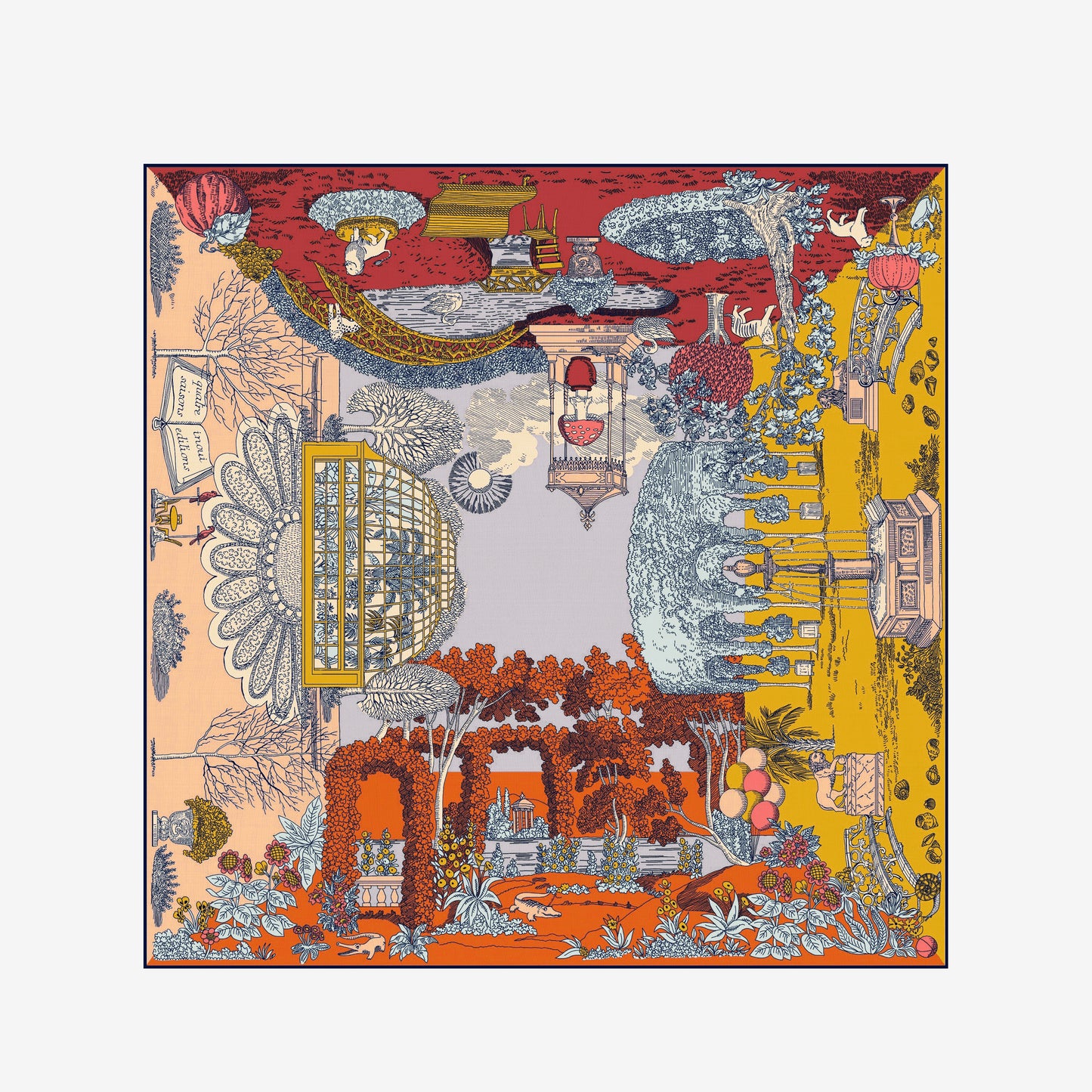 Pañuelo 100 - Quatre Saisons - Otoño