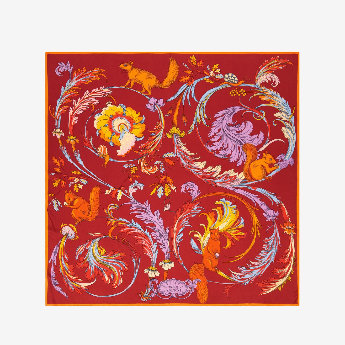 Pañuelo 100 - Rococo - Rojo