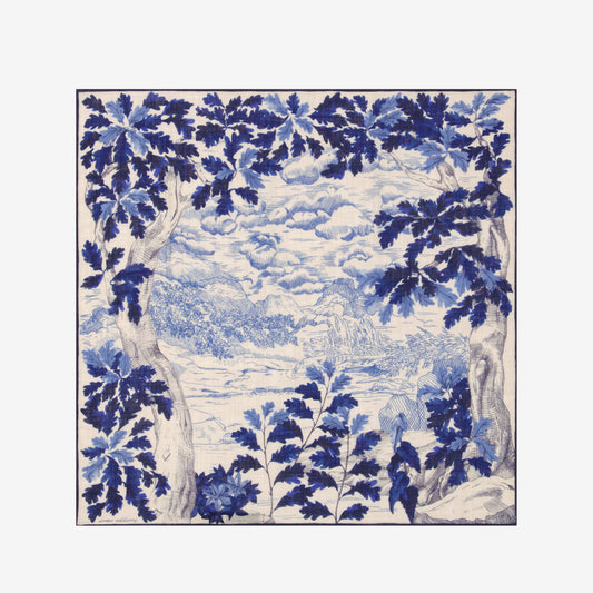 Quadratisches 70 - Amboise - Blau