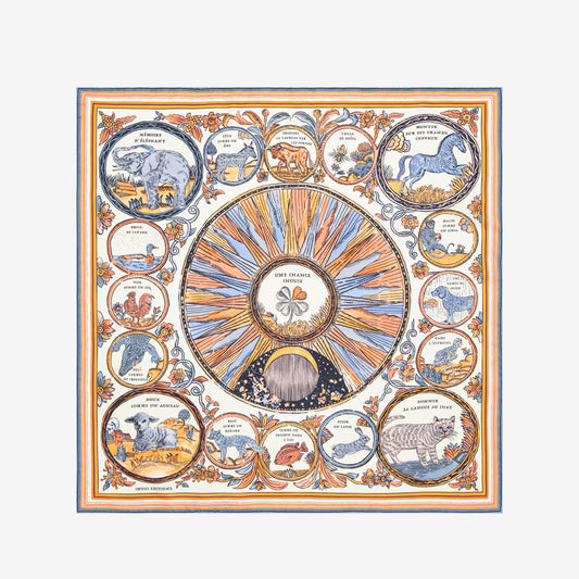 Quadratisches 70 - Chance Inoui - Orange