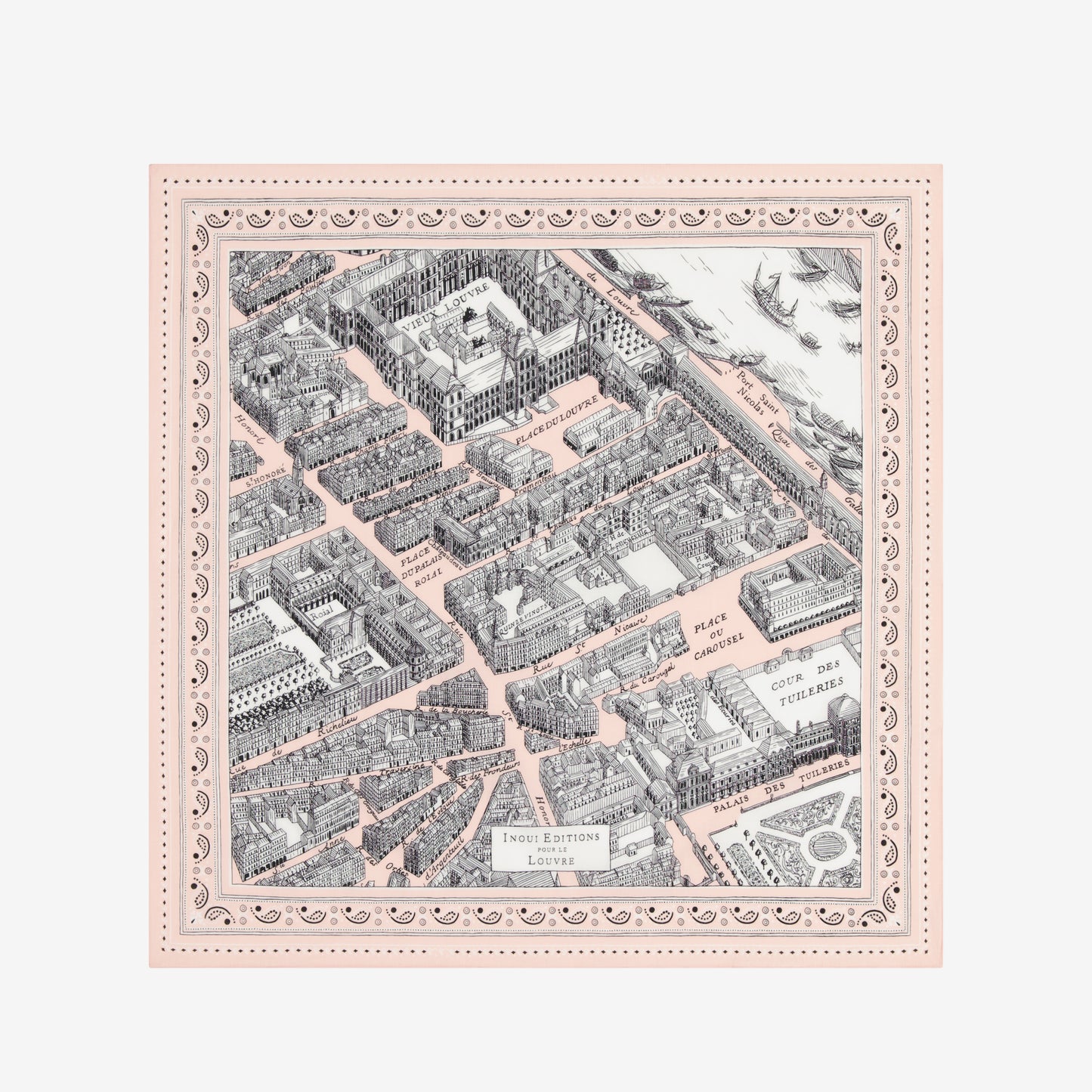Quadratisches 65 - Louvre - Pink