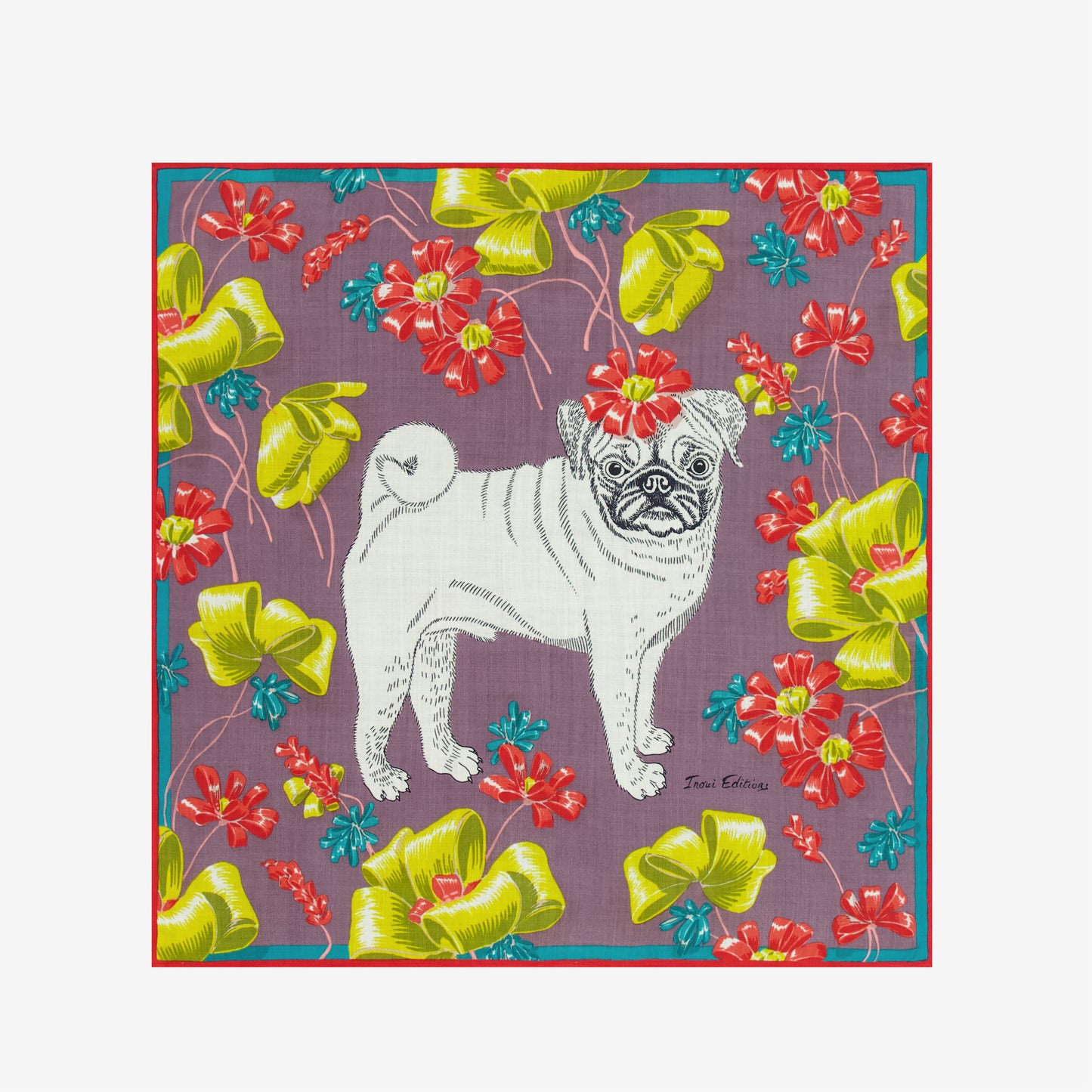 Square 70 - Toutou - Purple