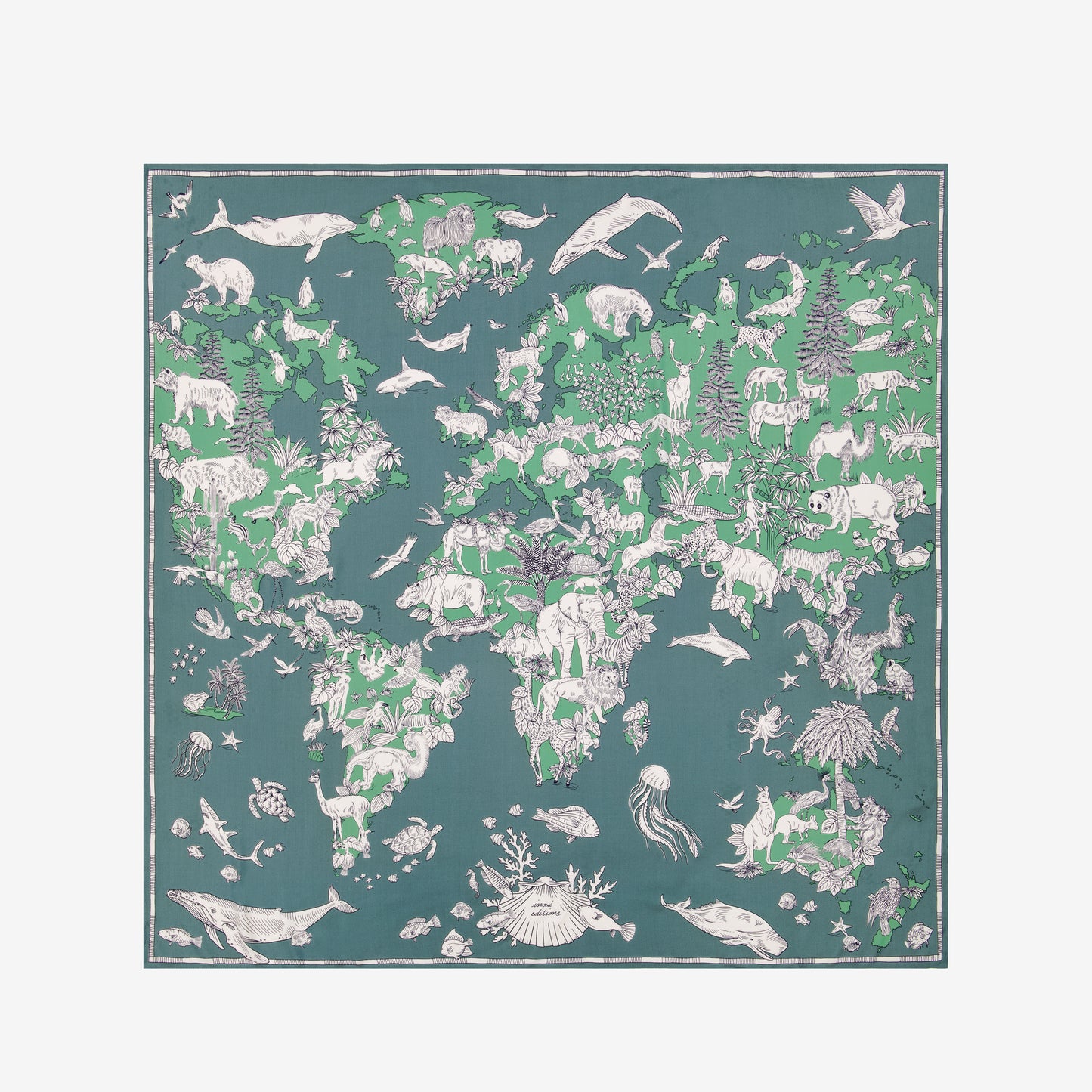 Pañuelo 130 - Atlas - Verde
