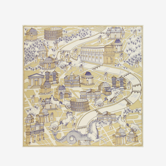 Quadratisches Tuch 100 - Rome - Beige