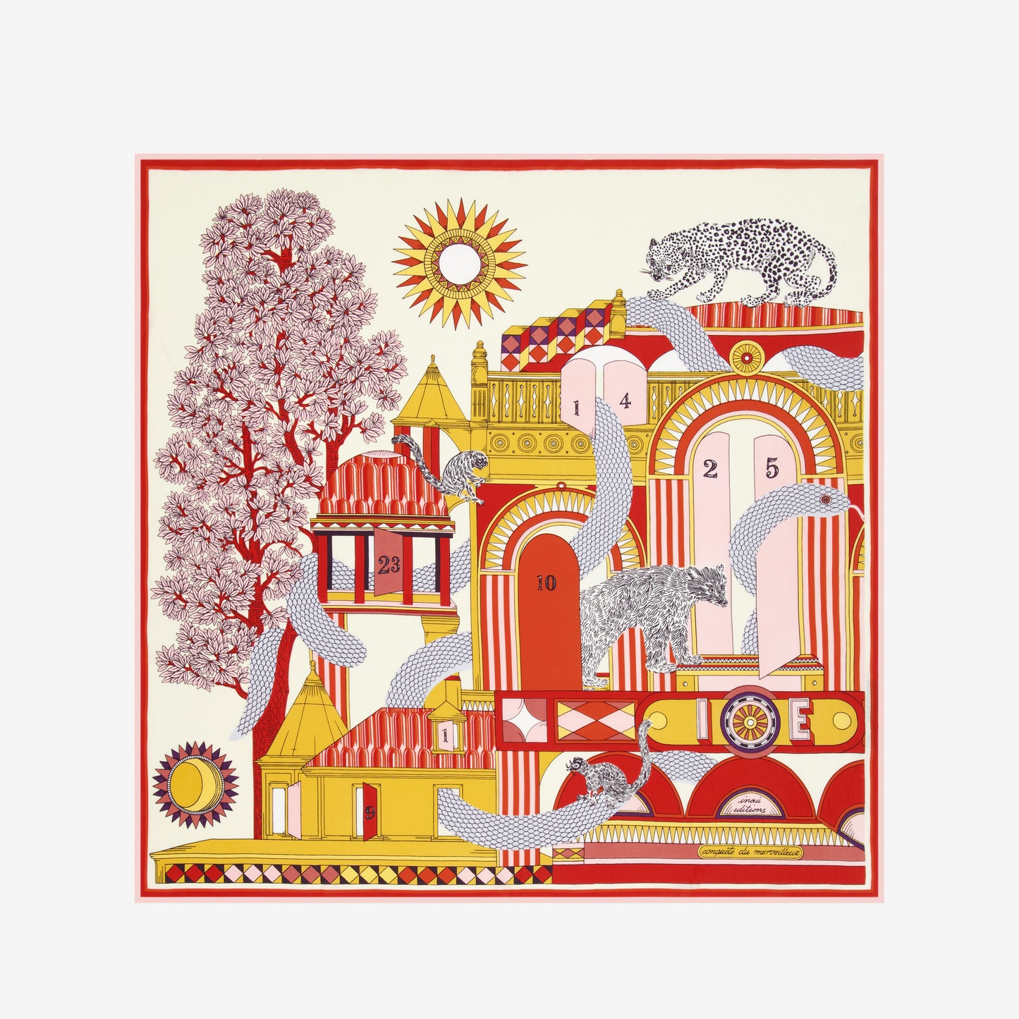 Quadrato 100 - Taj - Bianco