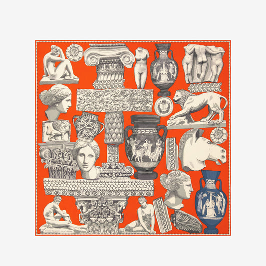 Quadratisches Tuch 130 - Archives - Orange