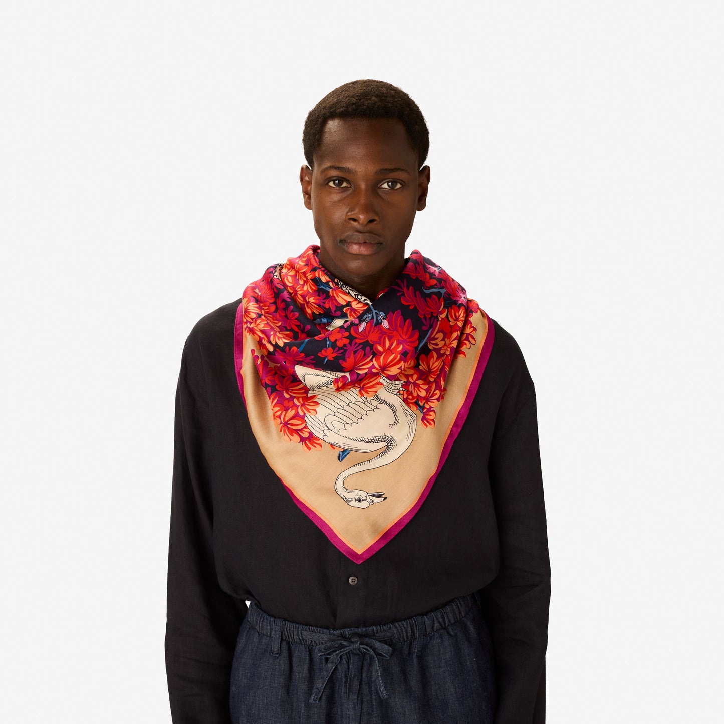Square 130 - Bestiaire - Fuchsia