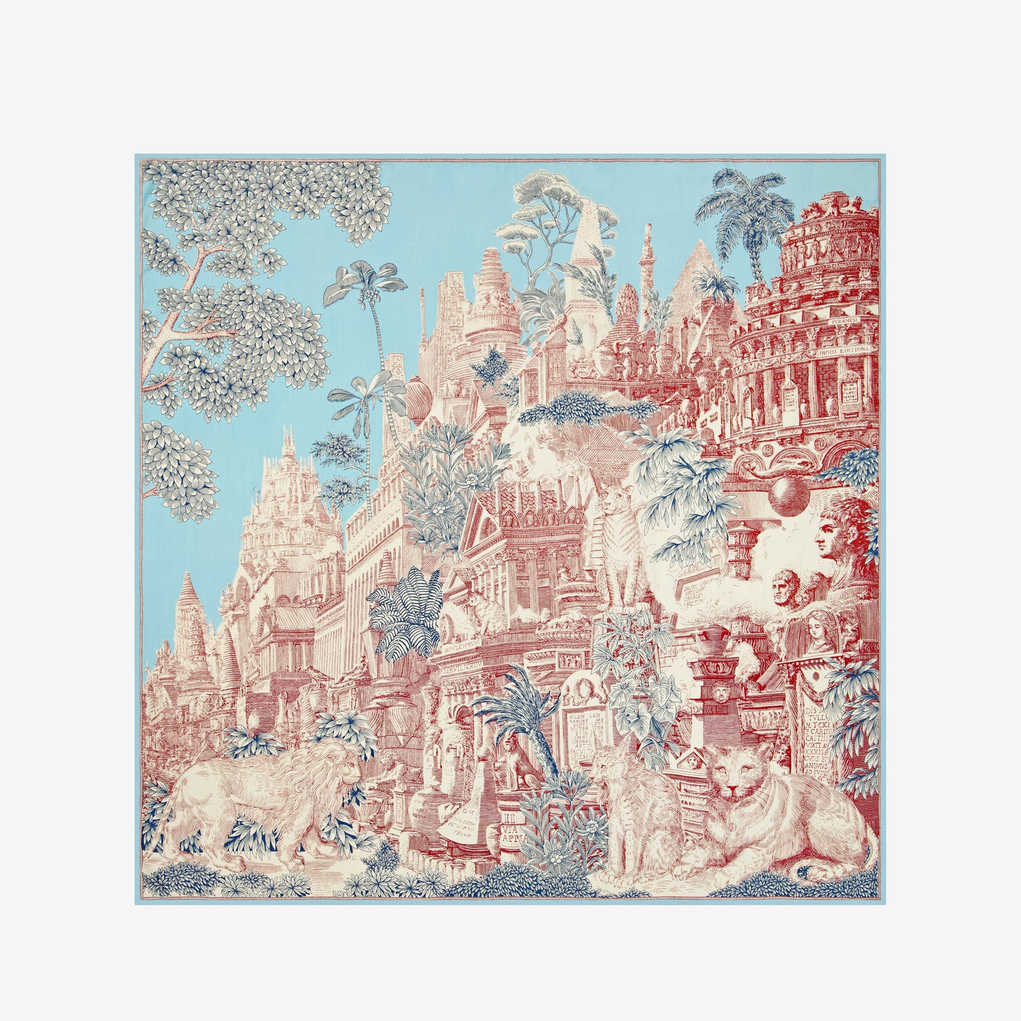 Quadrato 130 - Piranesi - Blu Turchese