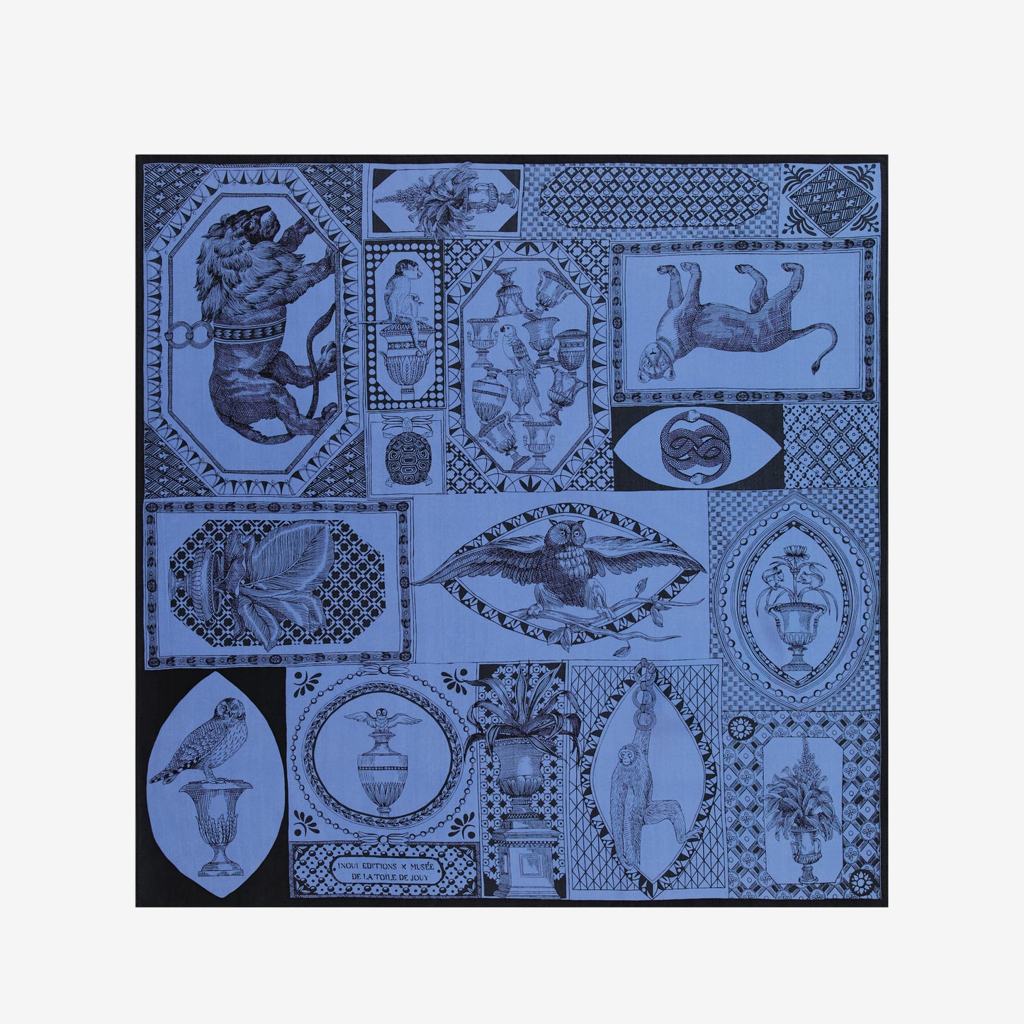 Quadrato 65 - Barocco - Blu