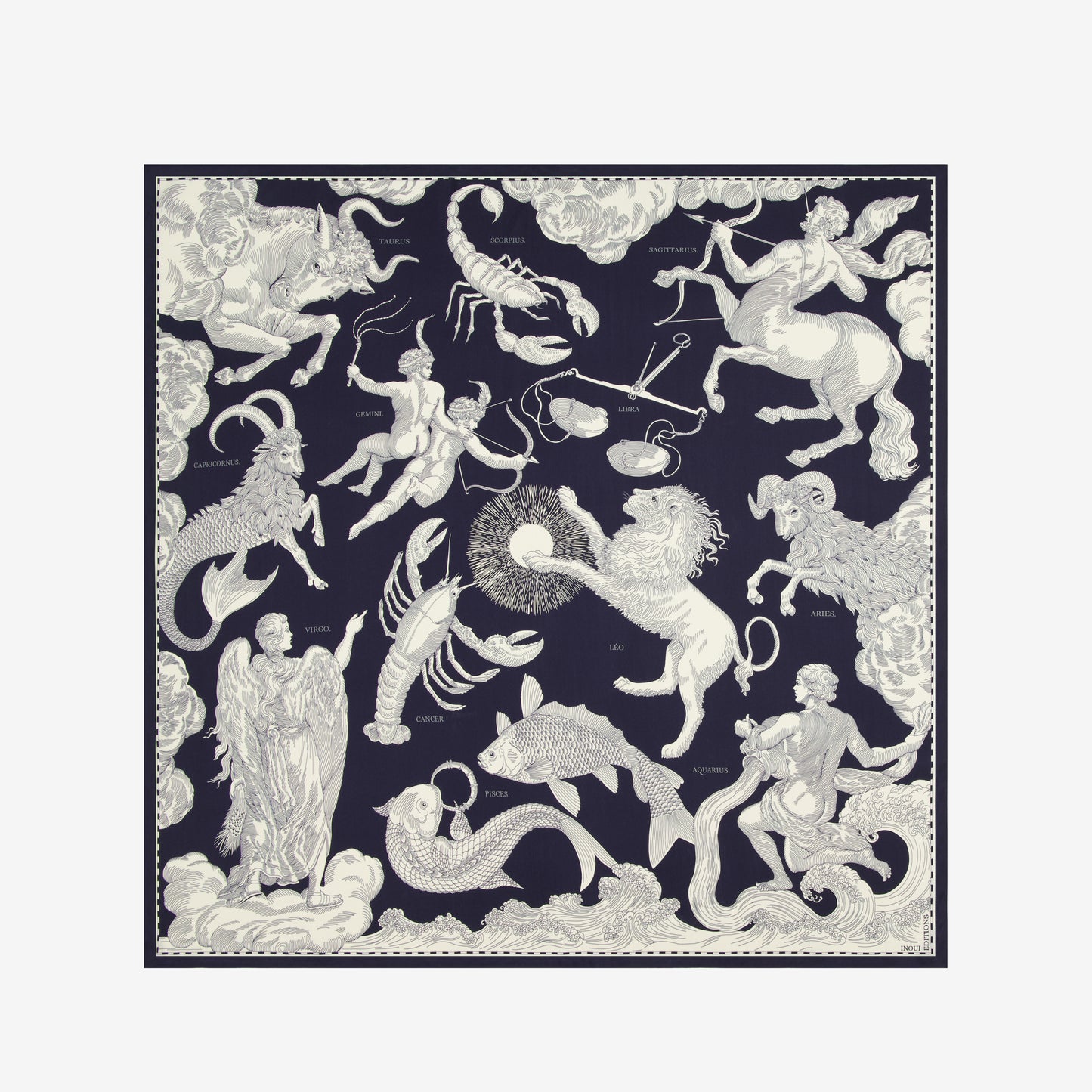Square 100 - Astrologie - Navy - Khaki
