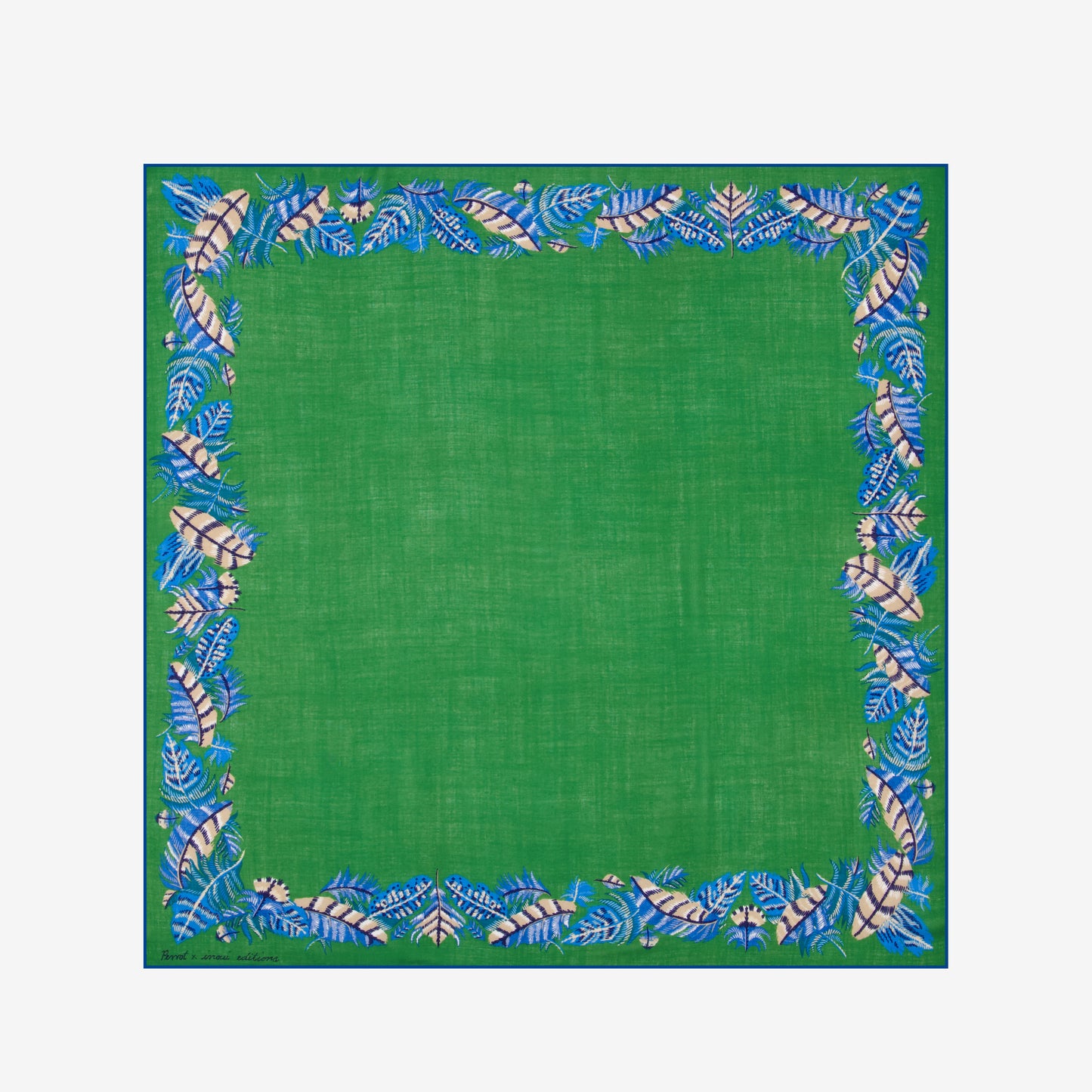 Pañuelo 100 - Plumes - Verde