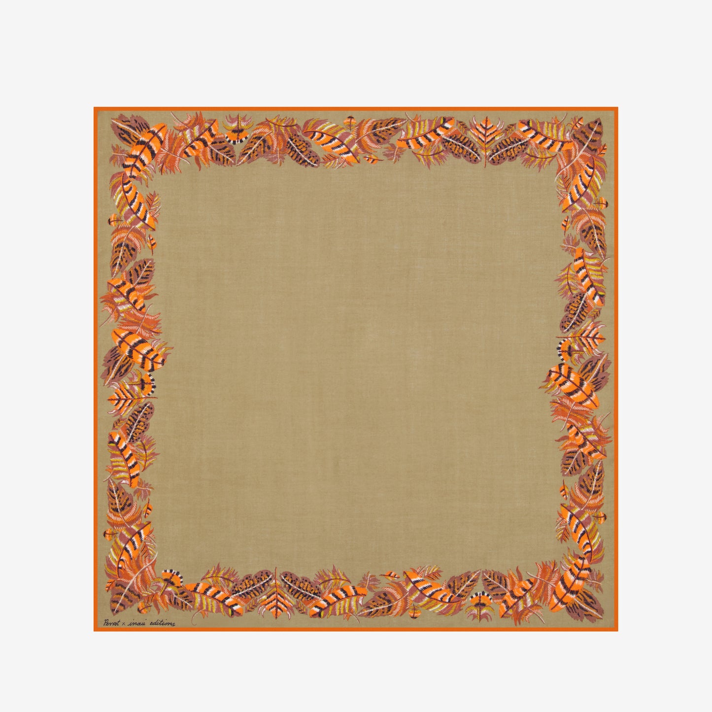 Square 100 - Plumes - Beige