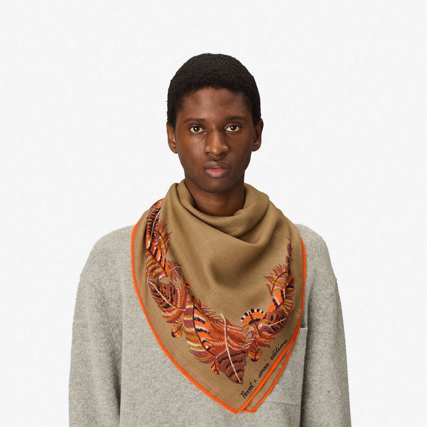 Square 100 - Plumes - Beige